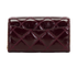 Willa Chain Wallet, &pound;160, Handbags, Burgundy, Leather, Back view